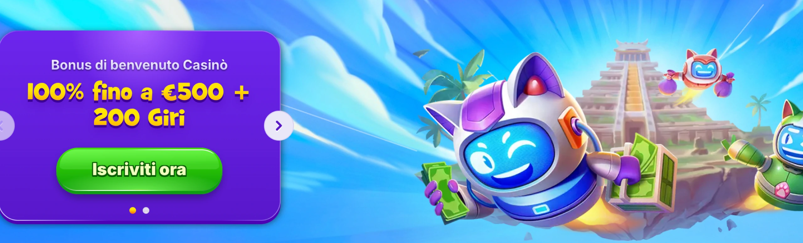 Bonus Robocat Casino Italia
