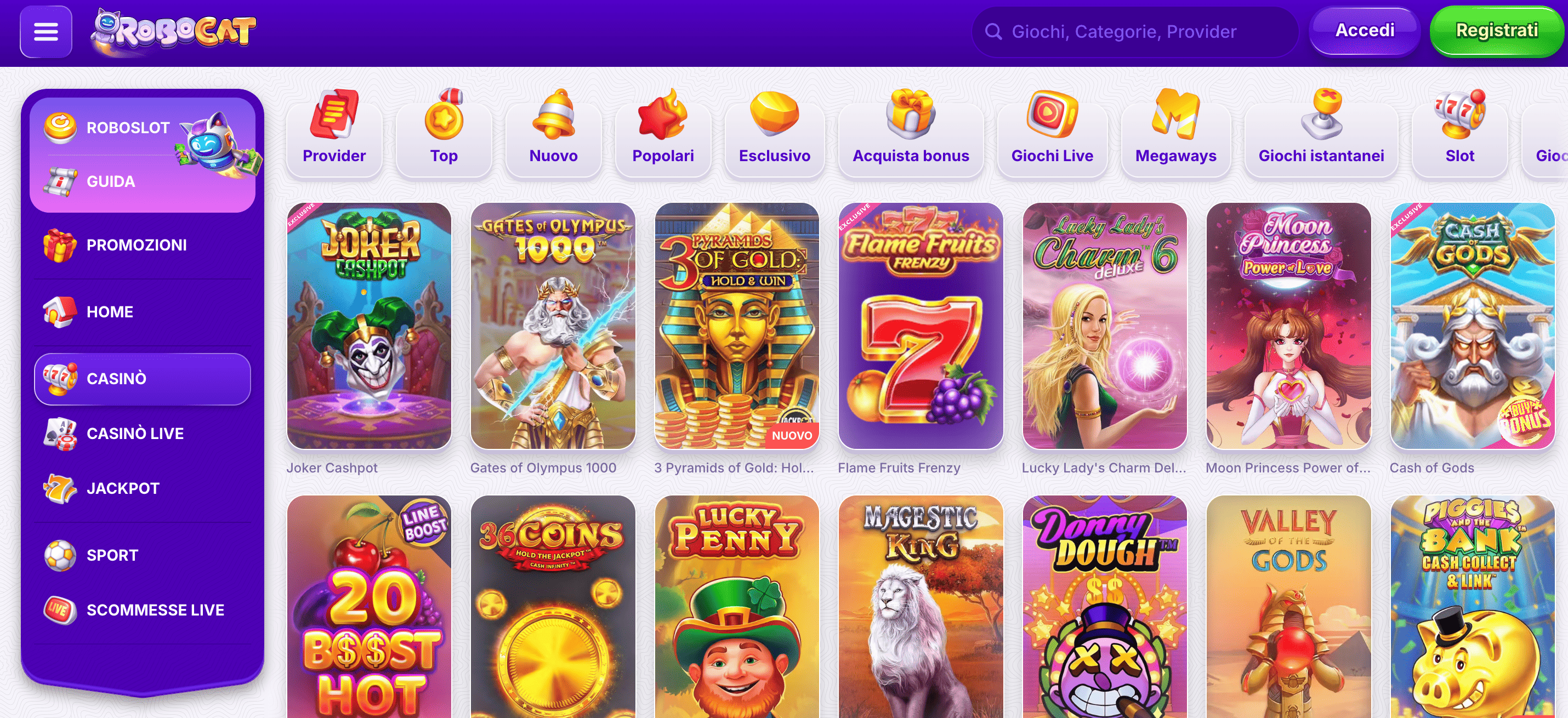 Robocat Casino Slot